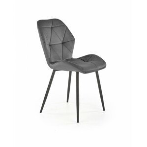 Halmar Jídelní židle K453 - šedá