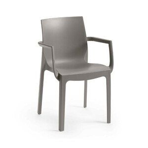 Rojaplast Křeslo EMMA ARMCHAIR- šedá