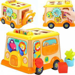 bHome Montessori kostka autobus MHBH1156