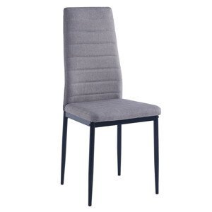 Casarredo Jídelní čalouněná židle HRON 4 černá/šedá