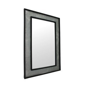 Tempo Kondela Zrcadlo ELISON TYP 9 - stříbrná / černá + kupón KONDELA10 na okamžitou slevu 3% (kupón uplatníte v košíku)
