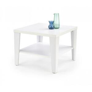 Halmar Konferenční stolek Manta čtverec - bílý