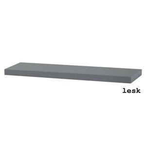 Autronic Nástěnná polička 120cm P-002 GREY - šedá