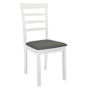 Casarredo Jídelní čalouněná židle VILLACH bílá/šedá