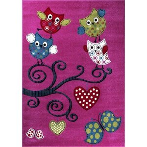 Ayyildiz Dětský kusový koberec Kids 420 fialová, růžová 160x230 cm
