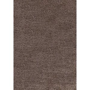 Ayyildiz Kusový koberec Dream Shaggy 4000 – hnědá 65x130 cm