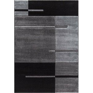 Ayyildiz Kusový koberec Hawaii 1310 – šedá/černá 200x290 cm