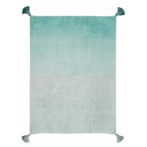 Lorena Canals Bio koberec kusový, ručně tkaný – Ombré Emerald zelená/šedá 120x160 cm