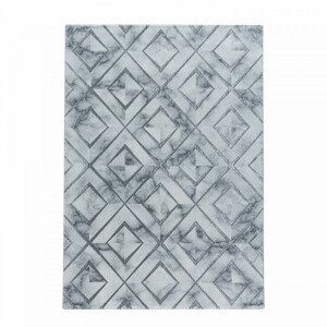 Ayyildiz Kusový koberec Naxos 3811 – šedá/bílá 80x150 cm