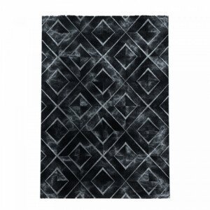 Ayyildiz Kusový koberec Naxos 3812 – černá/šedá 140x200 cm