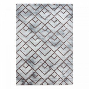 Ayyildiz Kusový koberec Naxos 3813 – šedá/hnědá 200x290 cm