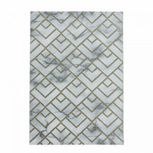 Ayyildiz Kusový koberec Naxos 3813 – žlutá/šedá 80x150 cm
