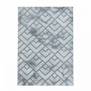 Ayyildiz Kusový koberec Naxos 3813 šedá/bílá 80x150 cm