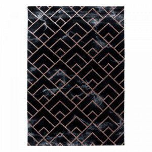 Ayyildiz Kusový koberec Naxos 3814 hnědá/černá 120x170 cm