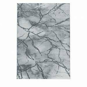 Ayyildiz Kusový koberec Naxos 3815 – šedá/bílá 80x250 cm