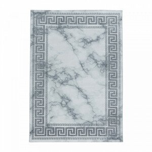 Ayyildiz Kusový koberec Naxos – 3818 šedá/bílá 80x150 cm
