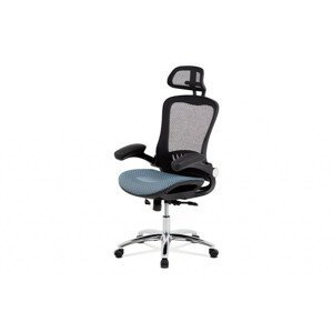 Autronic Kancelářská židle KA-A185 BLUE - modrý sedák
