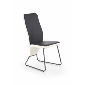 Halmar Jídelní židle K-300 bílá/černá