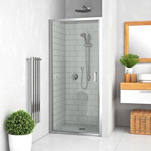 Roth LLDO1/900 sprchové dveře  jednokřídlé 90 x 190 cm 551-9000000-00-02 brillant / transparent