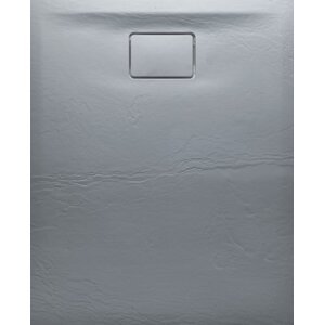 Sapho Acora AC024 sprchová vanička 120 x 80 x 3,5 cm obdélníková litý mramor šedá
