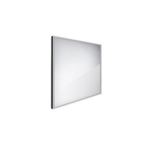 Nimco 13000 LED zrcadlo podsvícené 60 x 60 cm bez senzoru černá ZPC 13066-90