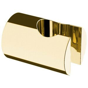 Sapho nástěnný držák ruční sprchy kulatý pevný zlatá SD717
