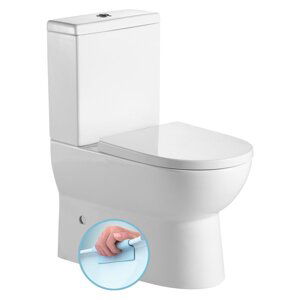 Aqualine JALTA WC kombi 37 x 78,5 x 63 cm Rimless spodní/zadní odpad bílá PB103RW