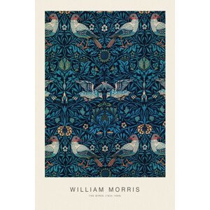 Obrazová reprodukce The Birds (Special Edition Classic Vintage Pattern) - William Morris, (26.7 x 40 cm)