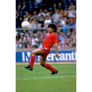Umělecká fotografie Argentinian Footballer Diego Maradona in 1982, (26.7 x 40 cm)
