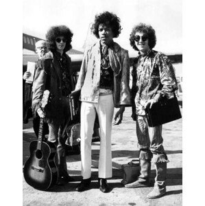 Umělecká fotografie Jimi Hendrix, Noel Redding and Mitch Mitchell, (30 x 40 cm)