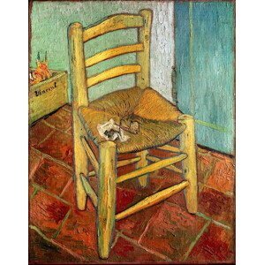 Gogh, Vincent van - Obrazová reprodukce Vincent's Chair, 1888, (30 x 40 cm)