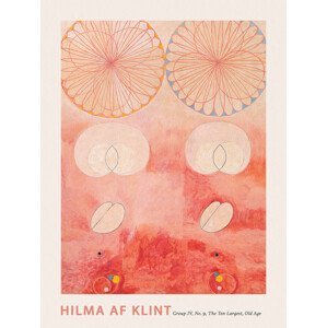 Obrazová reprodukce The Very First Abstract Collection, The 10 Largest (No.9 in Pink) - Hilma af Klint, (30 x 40 cm)