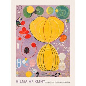 Obrazová reprodukce The Very First Abstract Collection, The 10 Largest (No.7 in Purple) - Hilma af Klint, (30 x 40 cm)