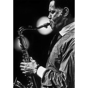 Umělecká fotografie Dexter Gordon (1923-1990) American Jazz Saxophonist C. 1973, (26.7 x 40 cm)