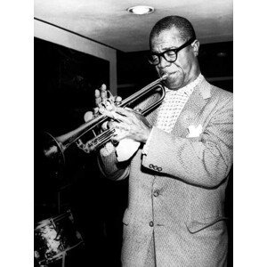 Umělecká fotografie Jazzman Louis Armstrong December 18, 1956, (30 x 40 cm)