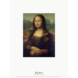 Obrazová reprodukce The Mona Lisa (La Gioconda) - Leonardo da Vinci, (30 x 40 cm)