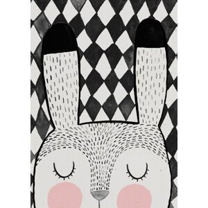 Ilustrace Bunny, Treechild, (30 x 40 cm)