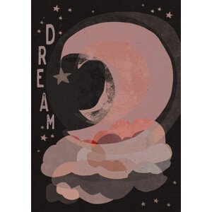 Ilustrace Dream (Dark Version), Treechild, (30 x 40 cm)