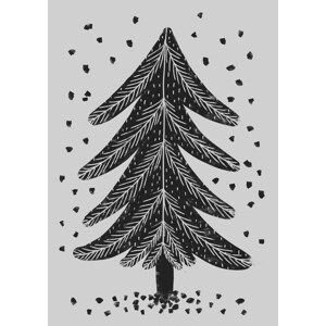 Ilustrace Pine Tree, Treechild, (30 x 40 cm)