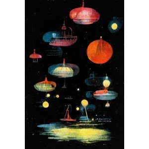 Ilustrace Lanterns, Treechild, (26.7 x 40 cm)