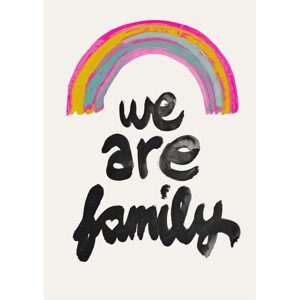 Ilustrace We Are Family, Treechild, (30 x 40 cm)