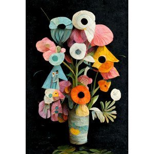 Ilustrace Les Fleurs, Treechild, (26.7 x 40 cm)