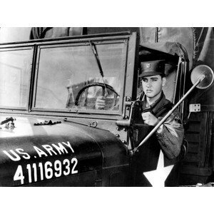 Umělecká fotografie Elvis Presley during Military Duty in Us Army in Germany in 1958, (40 x 30 cm)