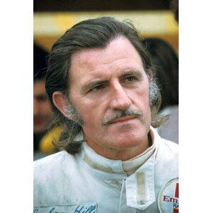 Umělecká fotografie Graham Hill, 1974, (26.7 x 40 cm)