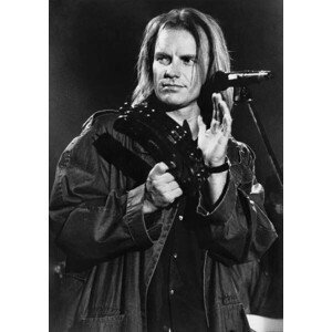 Umělecká fotografie Singer Sting In 1989, (26.7 x 40 cm)