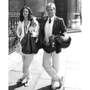 Umělecká fotografie Sting at the high court, July 1982, (35 x 40 cm)