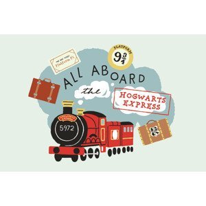 Umělecký tisk Harry Potter - All aboard, (40 x 26.7 cm)