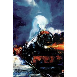 Umělecký tisk Harry Potter - Hogwarts Express, (26.7 x 40 cm)