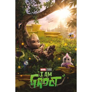Plakát, Obraz - Marvel: I am Groot - Chill Time, (61 x 91.5 cm)