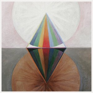Obrazová reprodukce The Swan No.12 (Rainbow Abstract) - Hilma af Klint, (40 x 40 cm)